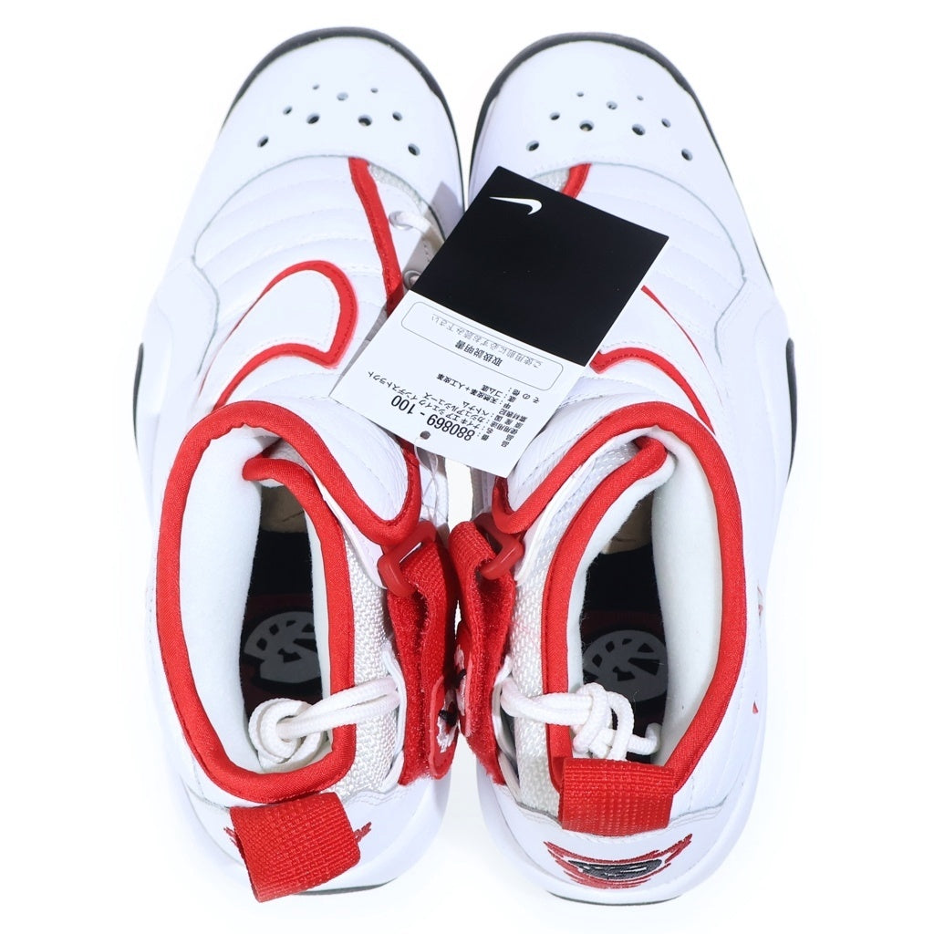 NIKE(ナイキ) 2017年製 AIR SHAKE NDESTRUKT エアシェイク インデストラクト ミッドカットスニーカー ホワイト US7.5/25.5cm 880869-100