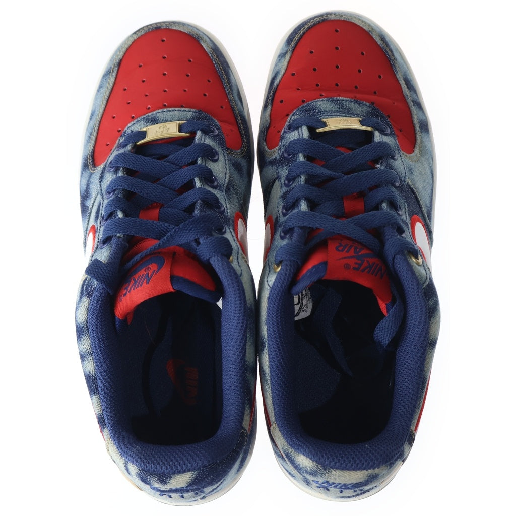 NIKE(ナイキ) Air Force 1 Low Acid Washed Denim エアフォース1 ロー アシッド ウォッシュド デニム ローカットスニーカー US6.5/24.5cm ブルー 630930 400 レディース