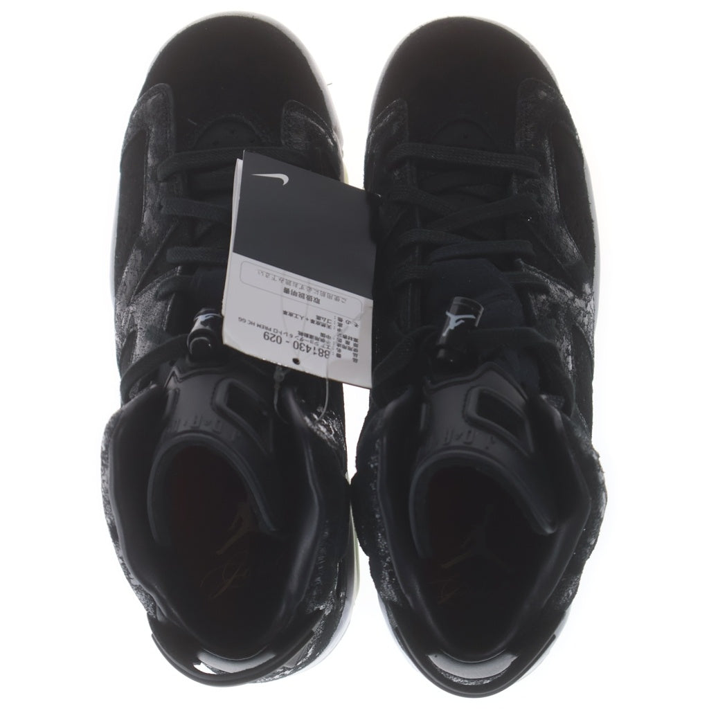 NIKE(ナイキ) GS Air Jordan 6 Retro Heiress Black Suede GS エアジョーダン6 レトロ エアレス ブラック スエード US6Y/24cm ブラック 881430 029 レディース