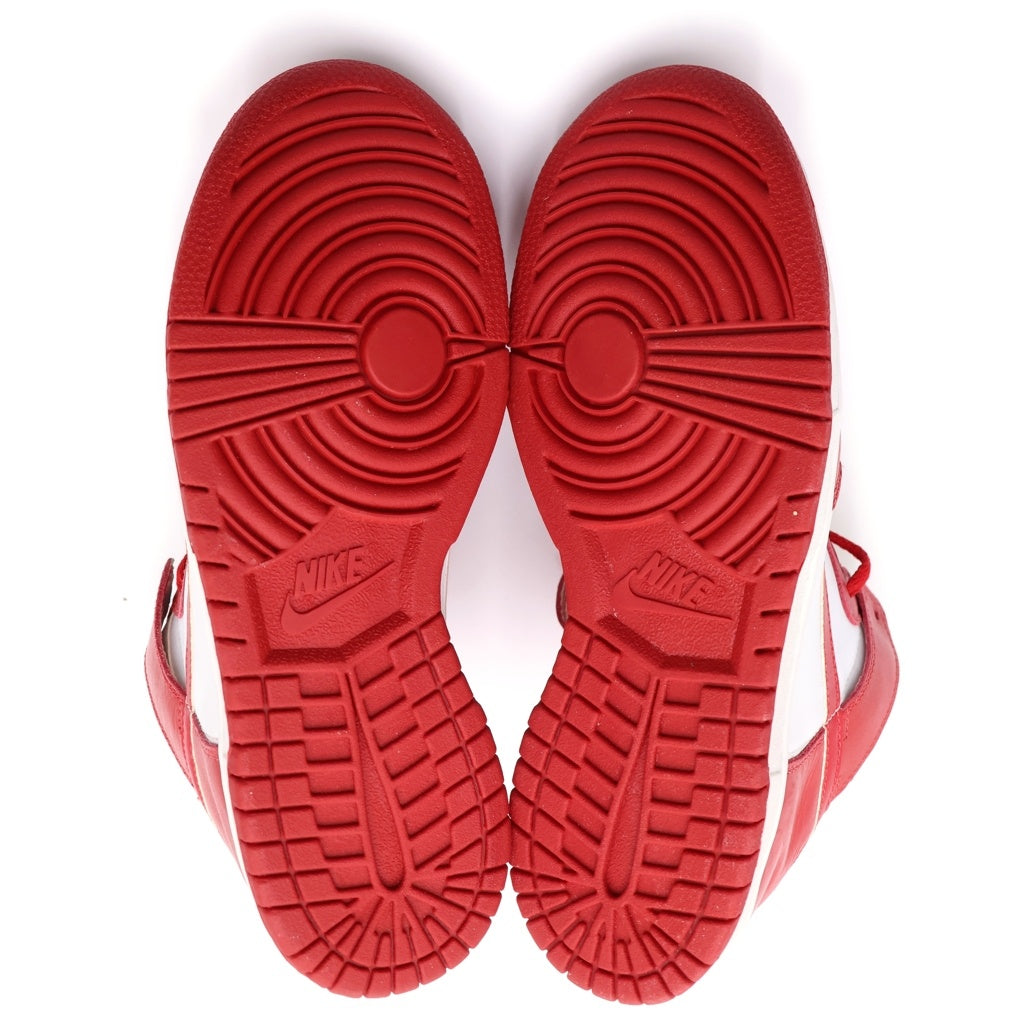NIKE(ナイキ) Dunk High LE White/Varsity Red ダンク ハイ LE ホワイト/バーシティレッド US8/26cm レッド 630335 161