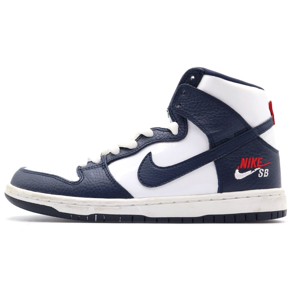 NIKE(ナイキ) DUNK HIGH ZOOM PRO 854851-441 ダンク ハイ アトランタオリンピック オブシディアン ハイカットスニーカー ネイビー/ホワイト レディース US6/24cm 854851‐441