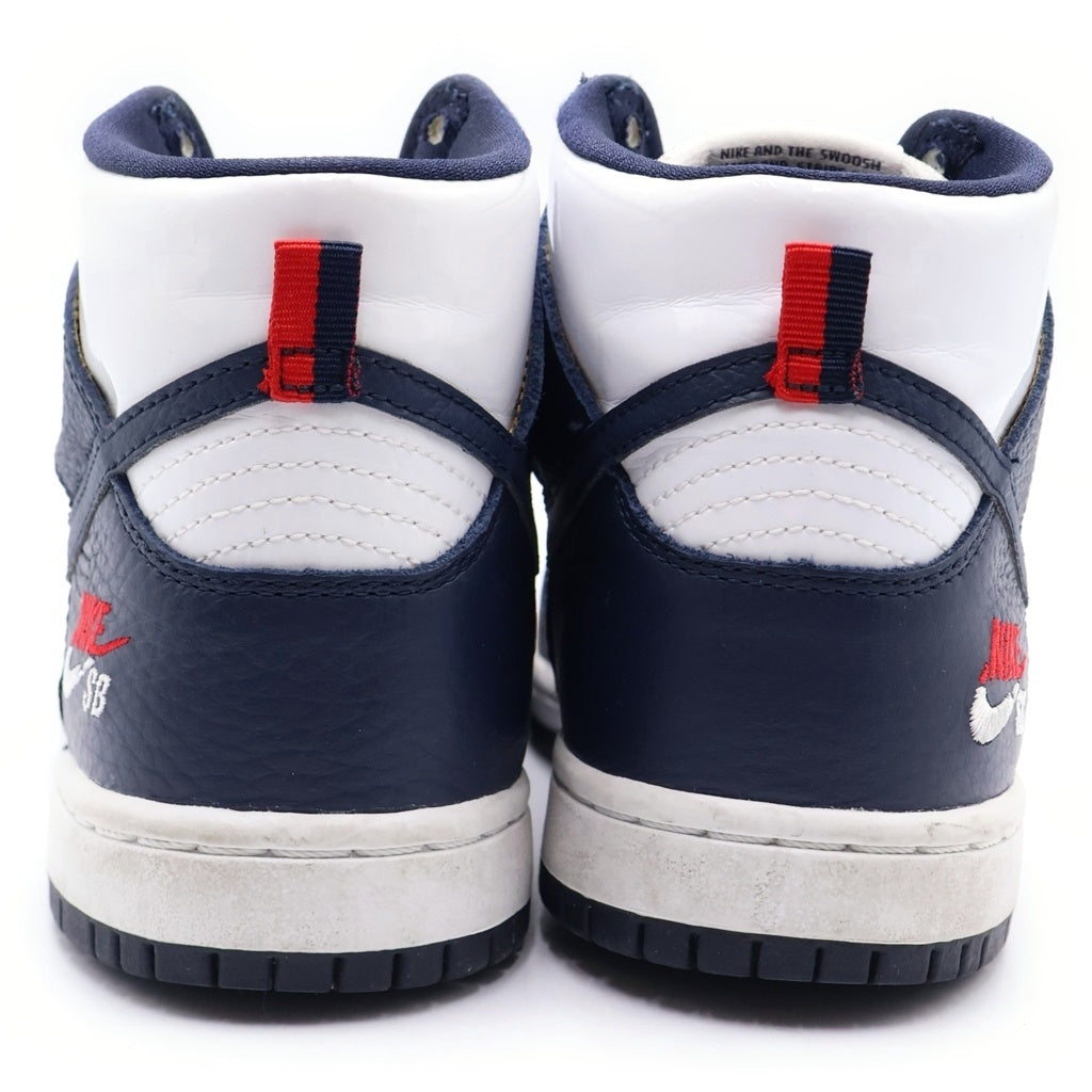 NIKE(ナイキ) DUNK HIGH ZOOM PRO 854851-441 ダンク ハイ アトランタオリンピック オブシディアン ハイカットスニーカー ネイビー/ホワイト レディース US6/24cm 854851‐441