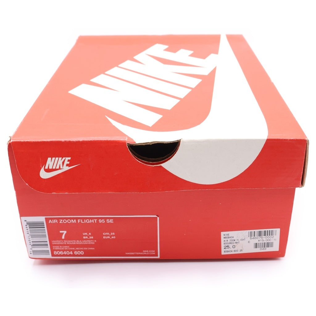 NIKE(ナイキ) AIR ZOOM FLIGHT 95 SE エア ズーム フライト 95 ローカットスニーカー レッド US7/25cm 806404-600