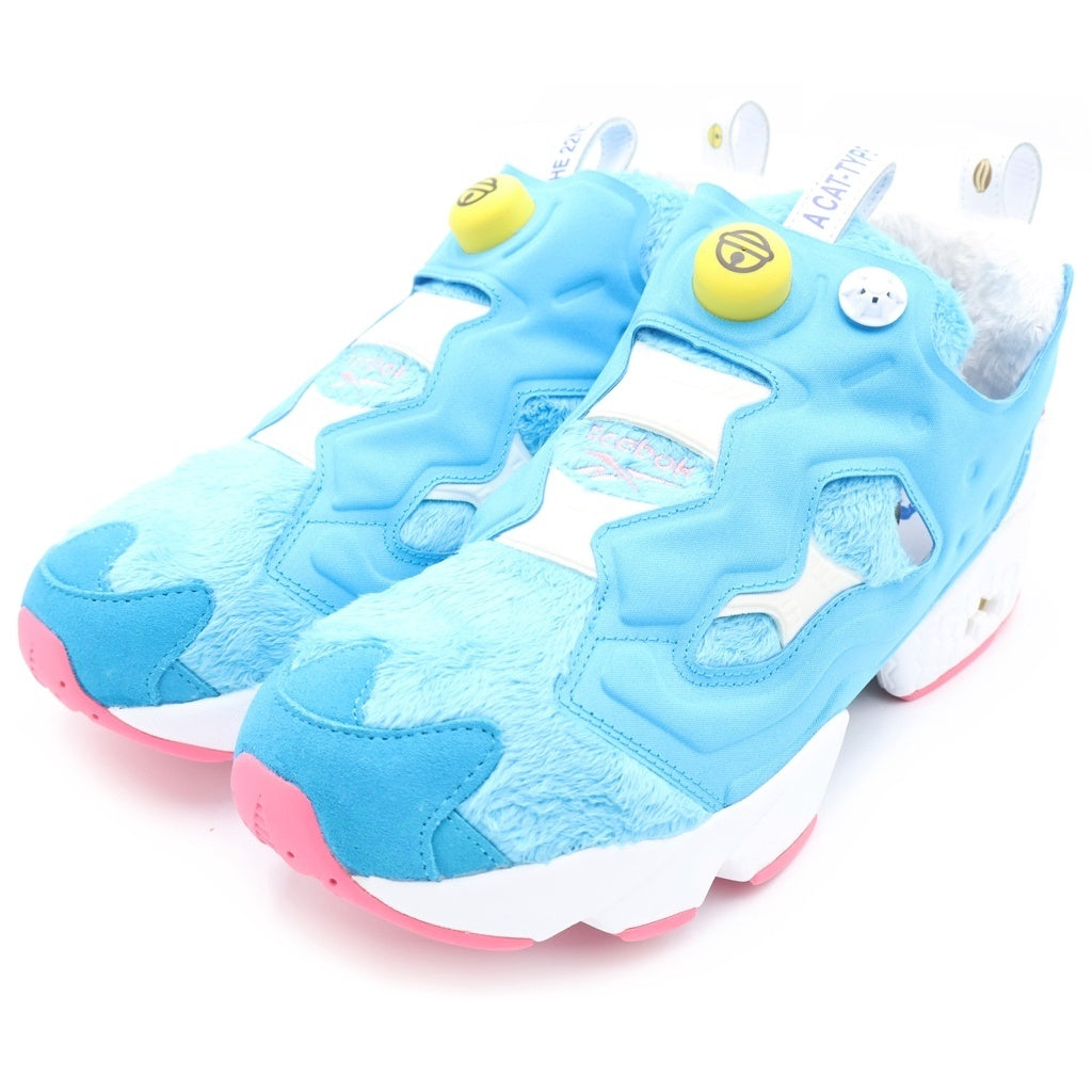 Reebok(リーボック) ×DORAEMON ×ATMOS INSTAPUMP FURY OG GV7288 ドラエモン アトモス インスタポンプフューリー ローカットスニーカー ブルー US9/27cm