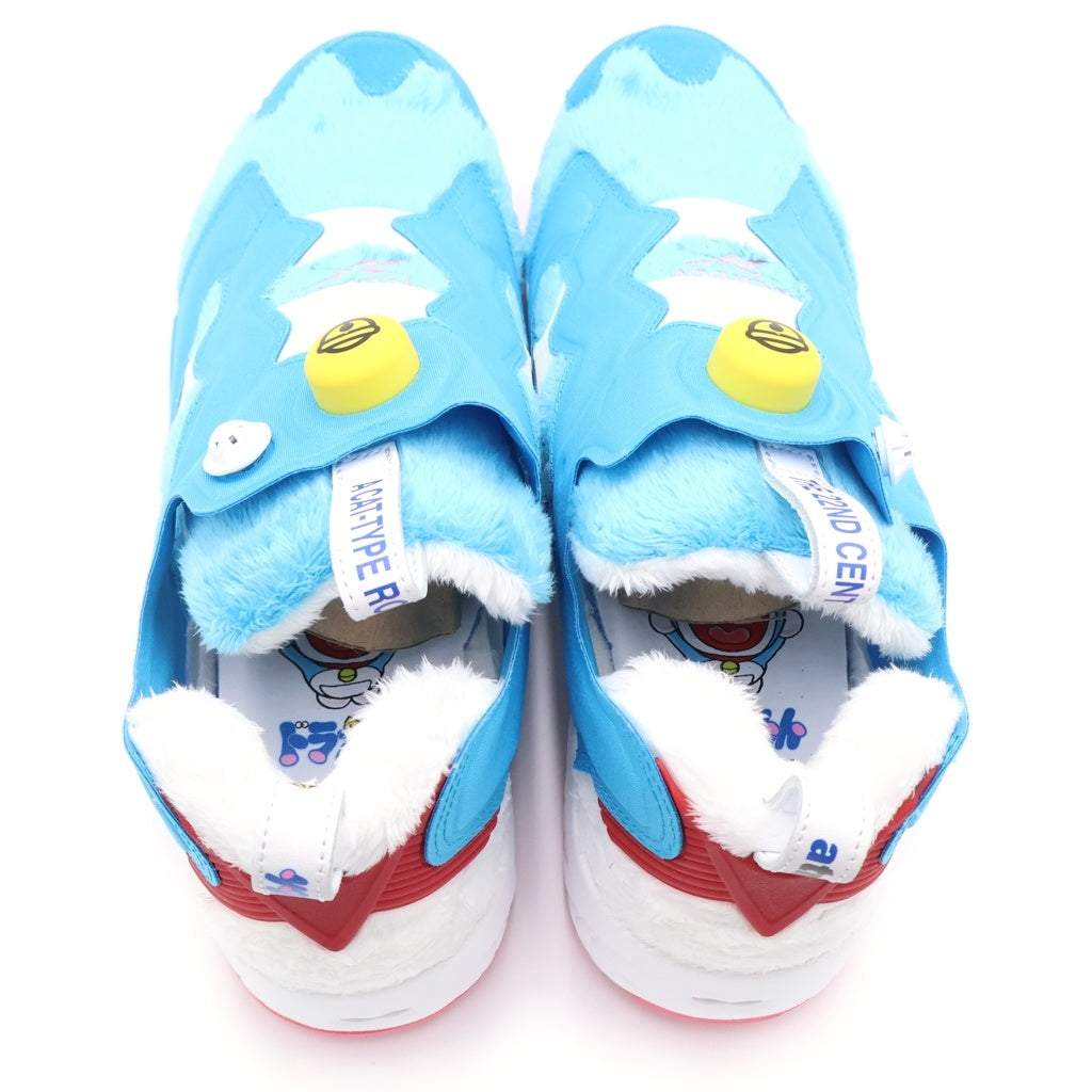 Reebok(リーボック) ×DORAEMON ×ATMOS INSTAPUMP FURY OG GV7288 ドラエモン アトモス インスタポンプフューリー ローカットスニーカー ブルー US9/27cm