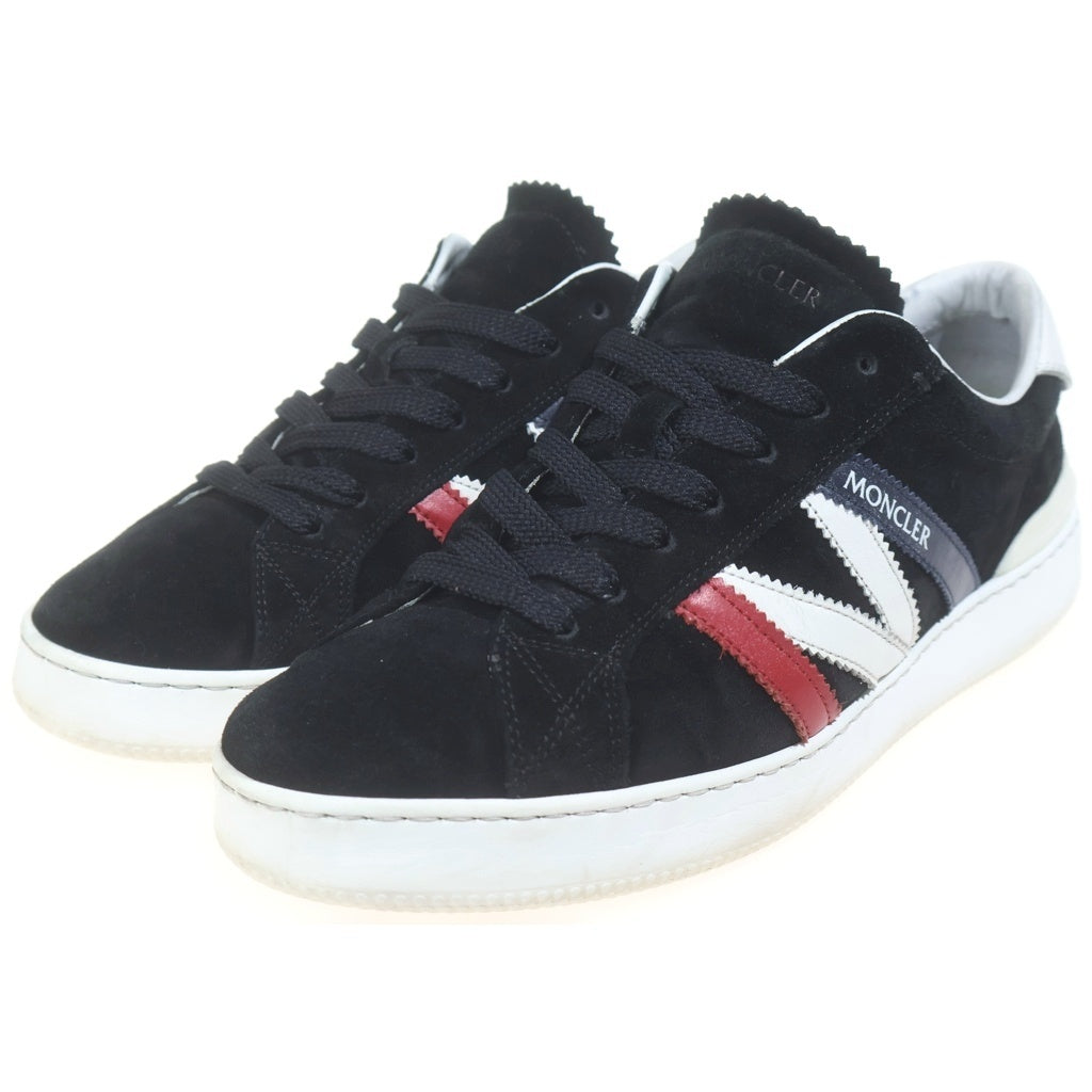 MONCLER(モンクレール) NEW MONACO 4M002 76 01A9A トリコロール スエードスニーカー ブラック