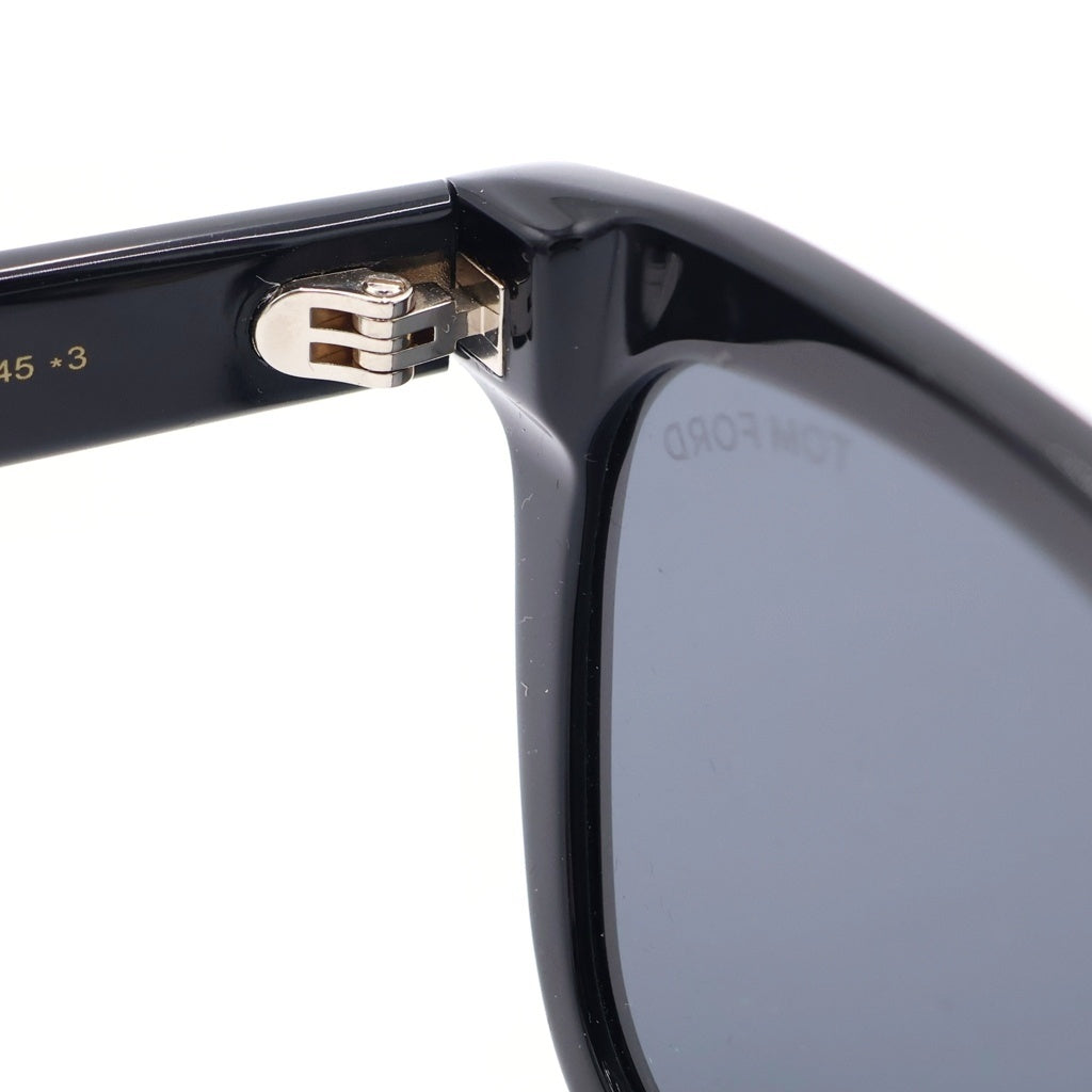 TOM FORD(トムフォード) ウェリントン ブルーカラーレンズ サングラス 眼鏡 アイウェア TF 1163-K ブラック