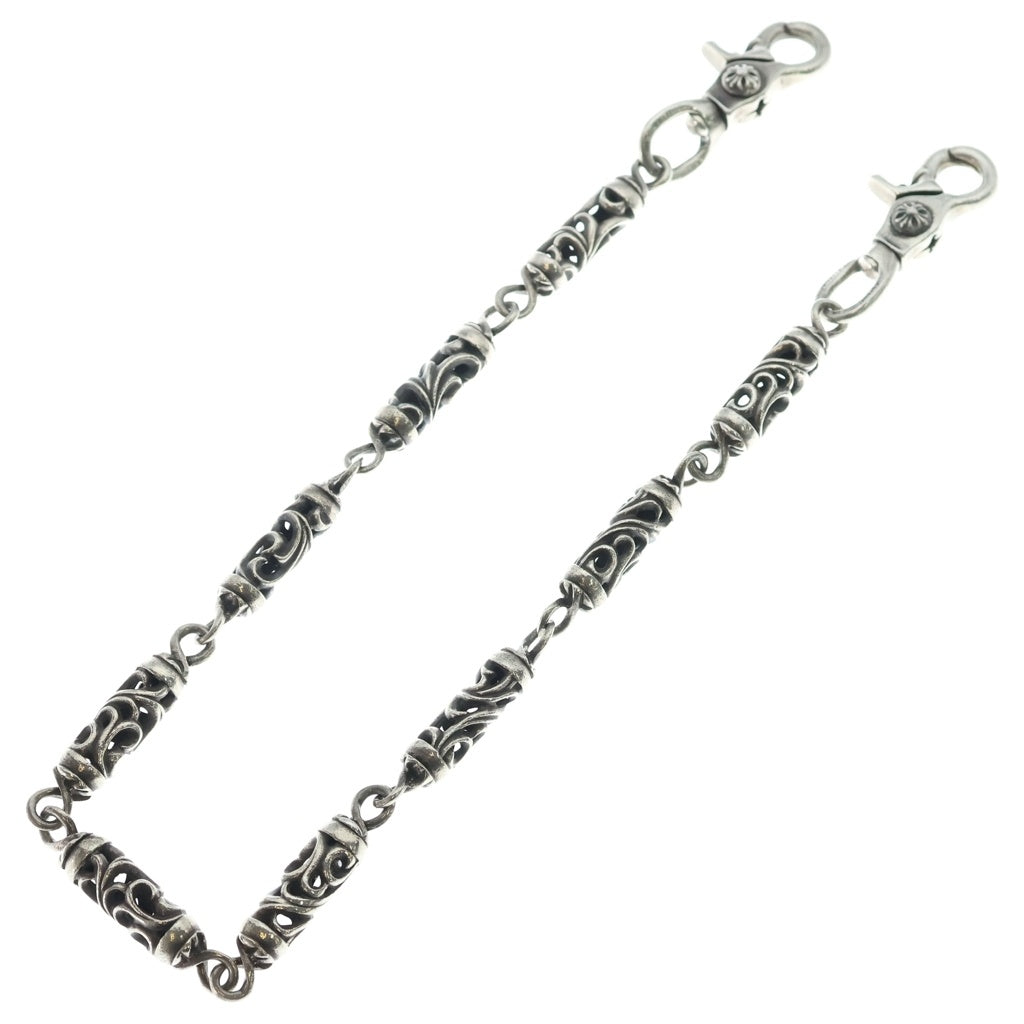 CHROME HEARTS(クロムハーツ) 9LINK ROLLER LONG-T 2クリップ 9LINK ロングローラー ウォレットチェーン シルバー