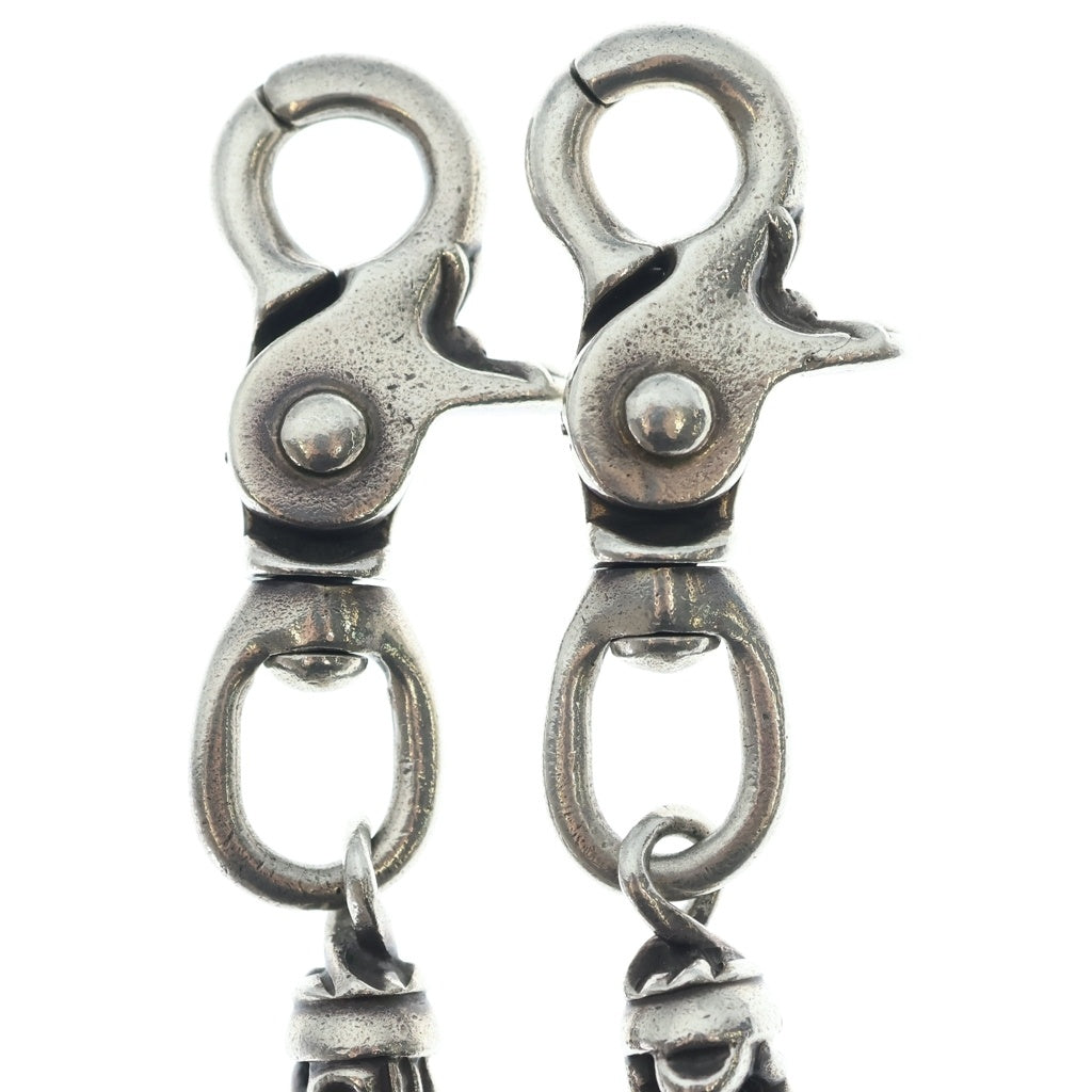 CHROME HEARTS(クロムハーツ) 9LINK ROLLER LONG-T 2クリップ 9LINK ロングローラー ウォレットチェーン シルバー