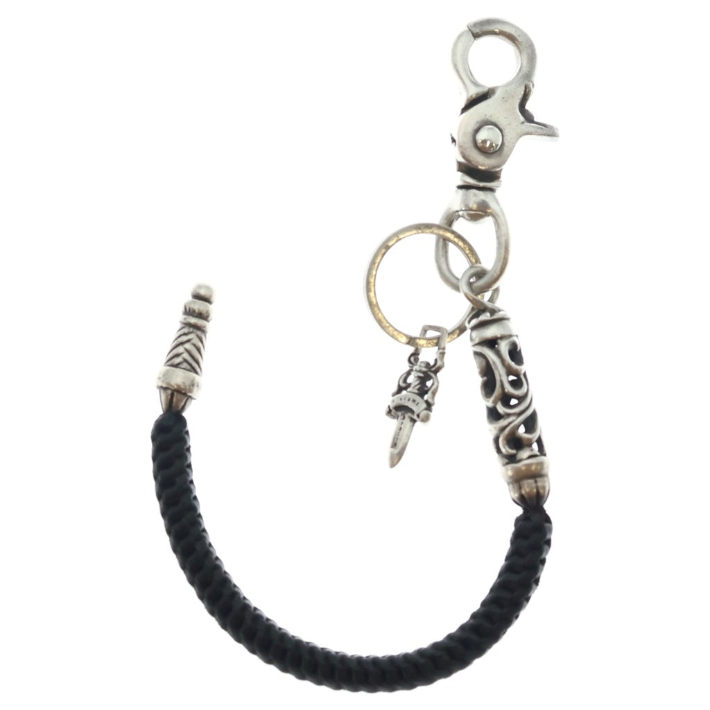 CHROME HEARTS(クロムハーツ) OTC ROLLER ローラー ダガー レザー キーホルダー