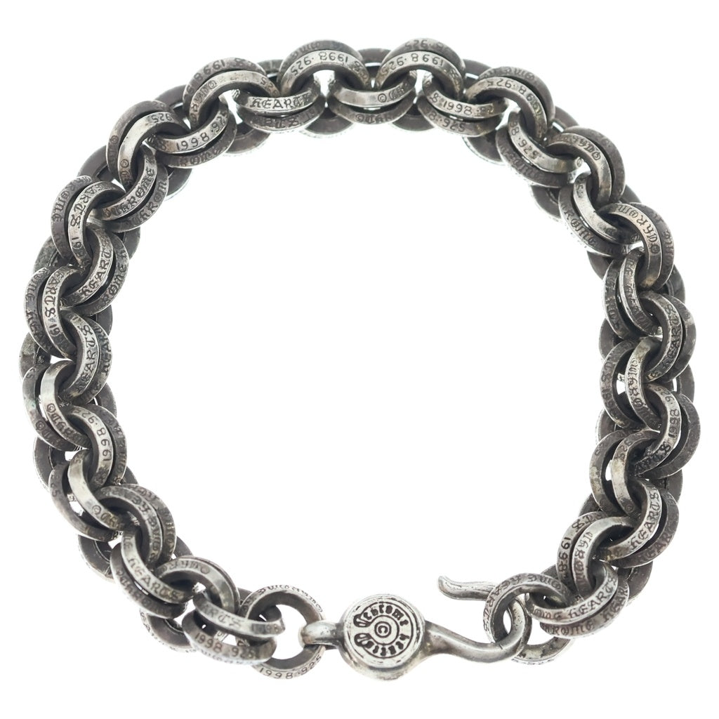 CHROME HEARTS(クロムハーツ) 2 DOUBLE B RING ダブルBリング ブレスレット シルバー BCA121