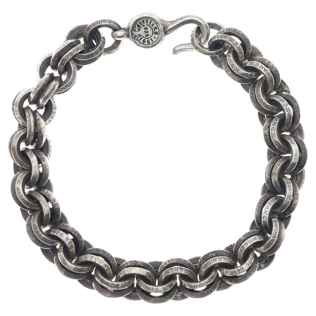 CHROME HEARTS(クロムハーツ) 2 DOUBLE B RING ダブルBリング ブレスレット シルバー BCA121