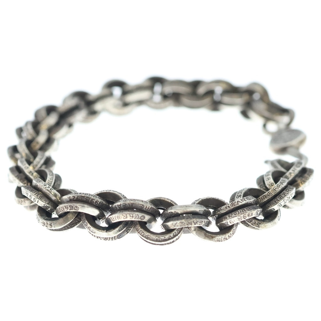 CHROME HEARTS(クロムハーツ) 2 DOUBLE B RING ダブルBリング ブレスレット シルバー BCA121