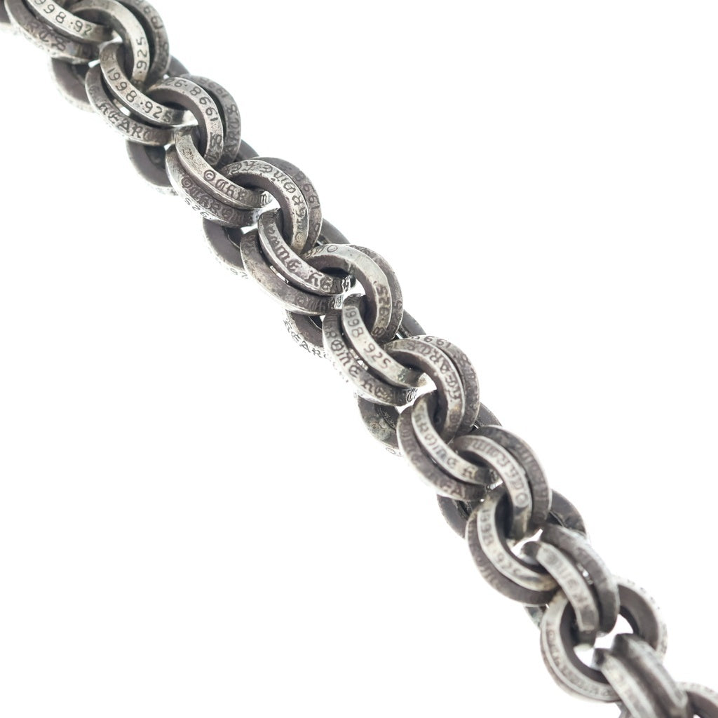 CHROME HEARTS(クロムハーツ) 2 DOUBLE B RING ダブルBリング ブレスレット シルバー BCA121