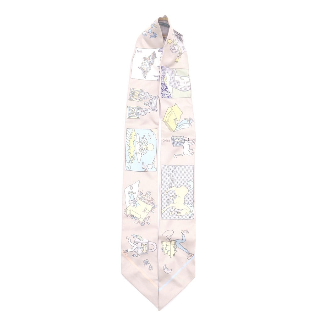 HERMES(エルメス) ツイリー A Vos Crayons さあ色鉛筆を出して! リボン