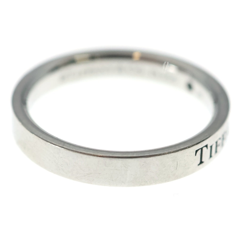 TIFFANY & Co.(ティファニー) pt950 1PD バンドリング ロゴ刻印 ワン