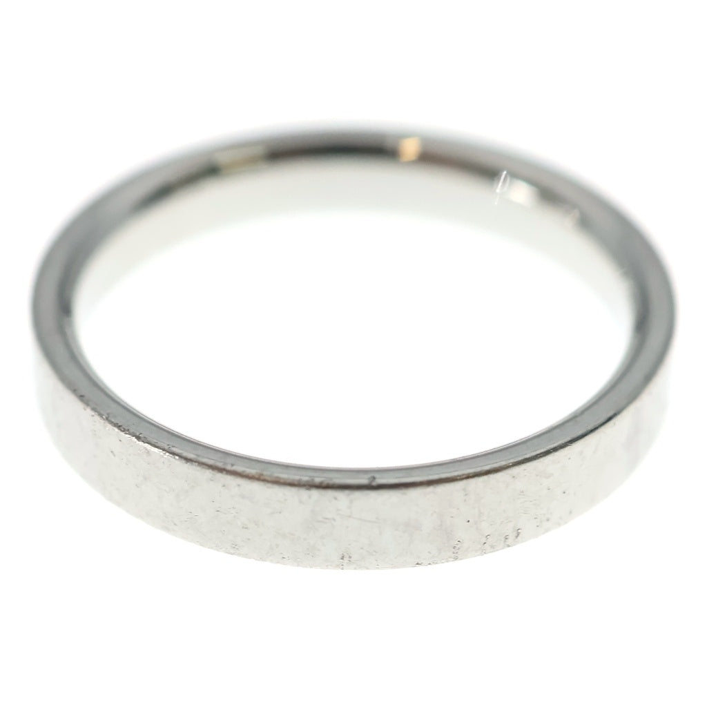 TIFFANY & Co.(ティファニー) pt950 バンドリング ロゴ刻印 指輪