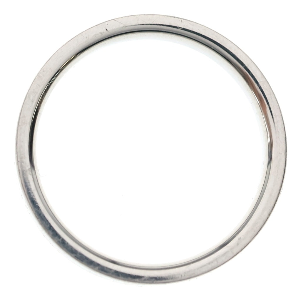 Tiffany & Co. ロゴバンドリングPt950 TIFFANY & Co.(ティファニー) pt950 バンドリング ロゴ刻印 指輪