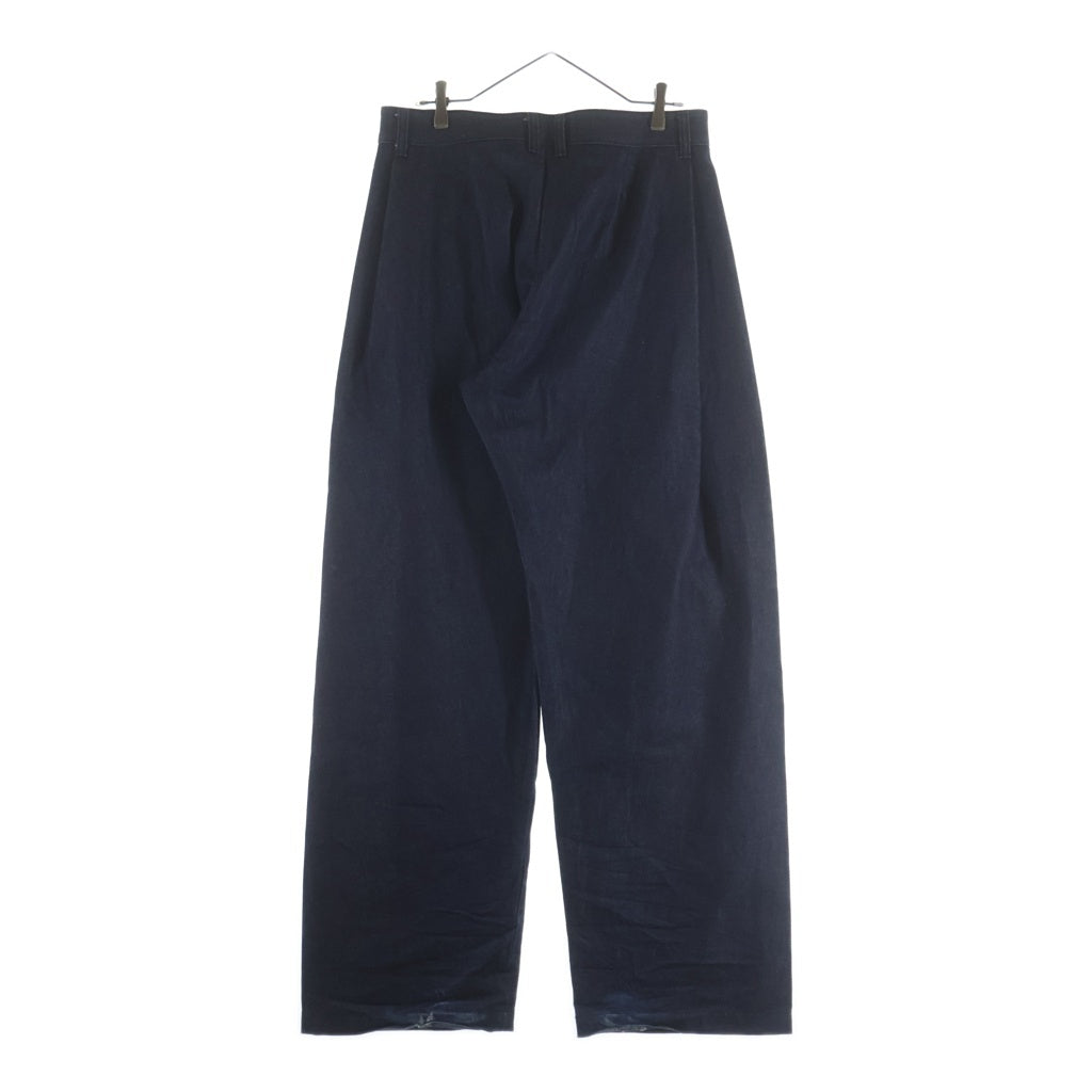BEAMS(ビームス) Seventh Denim 440 Bermuda Jeans B24028 セブンス バミューダ リジット ワイドデニムパンツ ジーンズ インディゴ