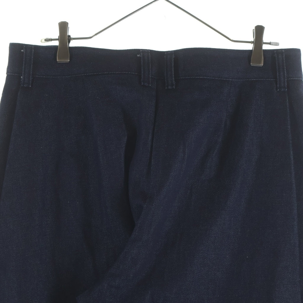 BEAMS(ビームス) Seventh Denim 440 Bermuda Jeans B24028 セブンス バミューダ リジット ワイドデニムパンツ ジーンズ インディゴ