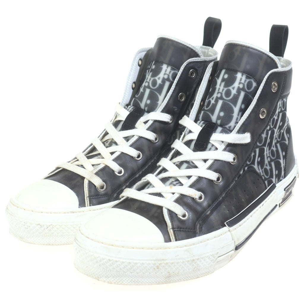 DIOR(ディオール) トロッター オブリークハイカットスニーカー B23 ブラック