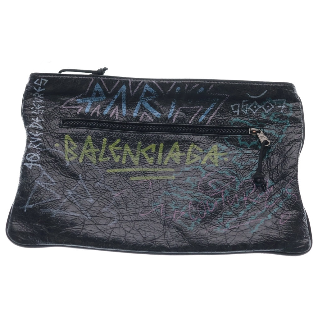 BALENCIAGA(バレンシアガ) グラフィティ エクスプローラー クラッチバッグ ブラック 535334 レディース