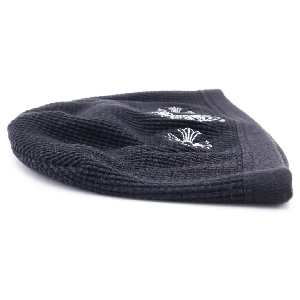CHROME HEARTS(クロムハーツ) HORSESHOE THERMAL BEANIE ホースシュー CHプラス 刺繍 サーマルニットビーニー 帽子 ブラック