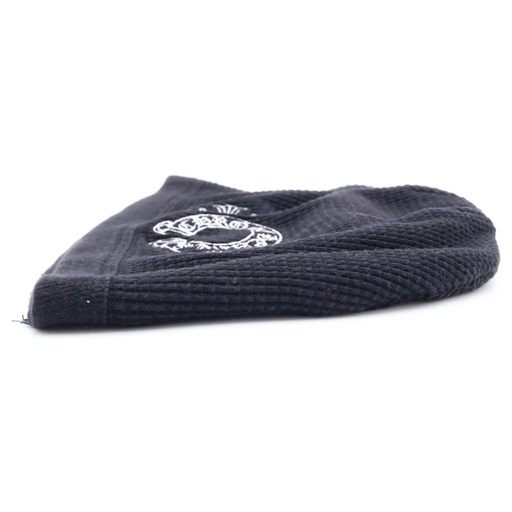 CHROME HEARTS(クロムハーツ) HORSESHOE THERMAL BEANIE ホースシュー CHプラス 刺繍 サーマルニットビーニー 帽子 ブラック