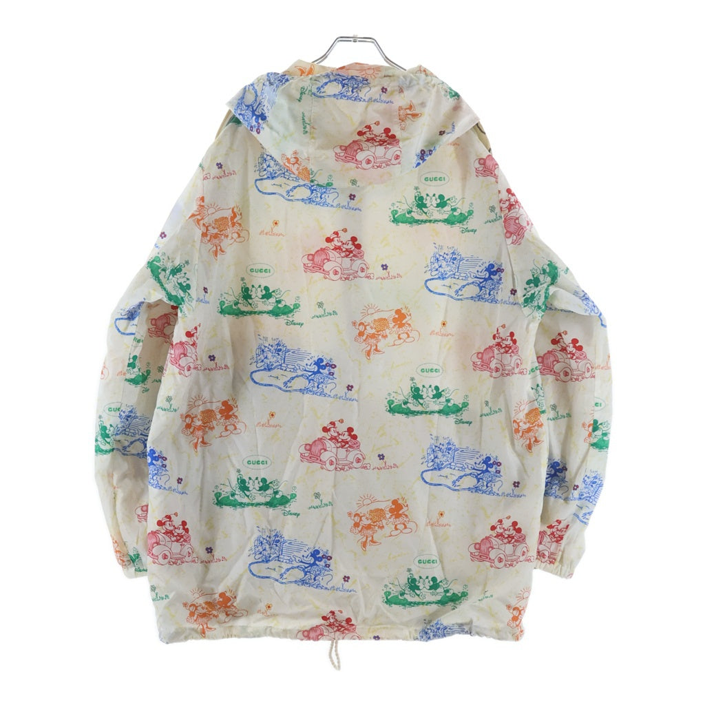 GUCCI(グッチ) ×DISNEY ディズニー キャラクタープリント ジップアップ ナイロンフーデッドジャケット マルチカラー 604029 ZADKH