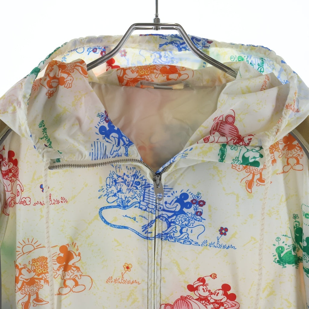 GUCCI(グッチ) ×DISNEY ディズニー キャラクタープリント ジップアップ ナイロンフーデッドジャケット マルチカラー 604029 ZADKH