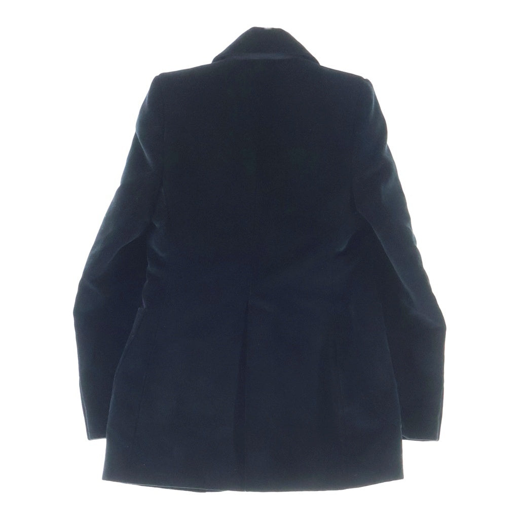 VETEMENTS(ヴェトモン) 16AW Velvet Blazer tailored jacket ヴェルデッド ブレザー テーラードジャケット ブラック WF17JA1