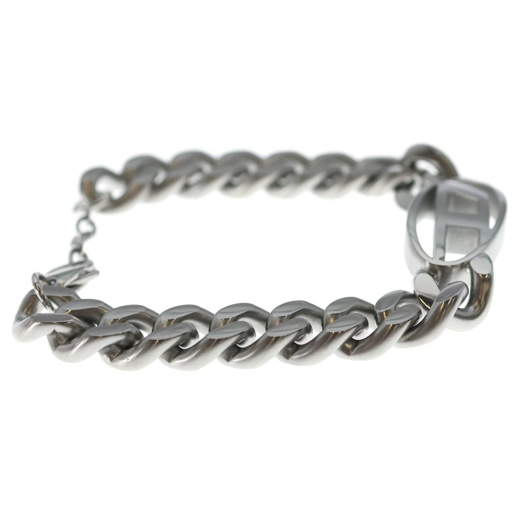 DIESEL(ディーゼル) ブランドロゴ チェーンリンクブレスレット シルバー Dx1432