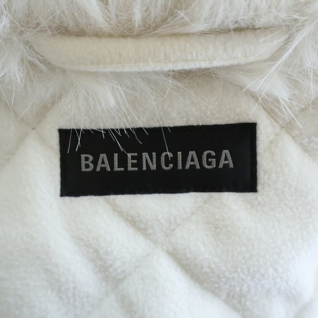 BALENCIAGA(バレンシアガ) Extended BB ジップアップ ファージャケット
