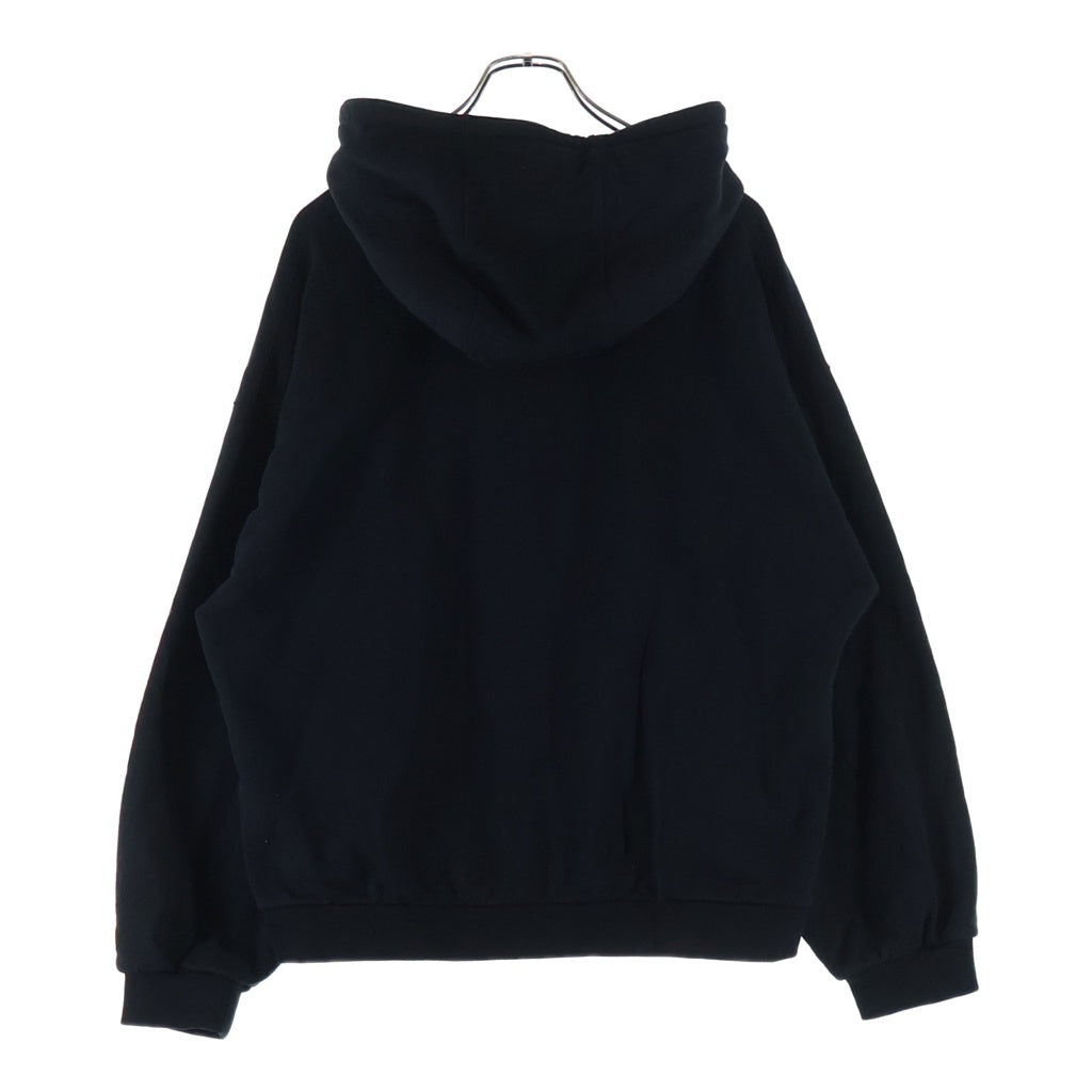 GUCCI(グッチ) インターロッキングG ロゴプリント スウェットシャツ フーディー ブラック 721427 XJF5T