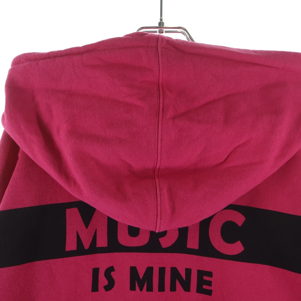 GUCCI(グッチ) SONY MUSIC IS MINE 100周年 プリントプルオーバー フーディー ピンク 646953 XJDXD