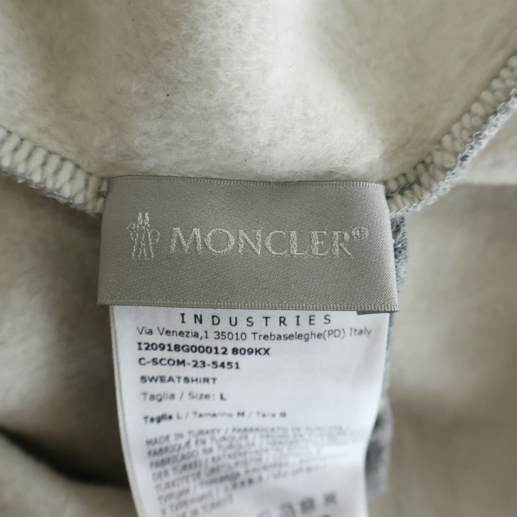 MONCLER(モンクレール) 23AW FELPA LOGATA フリースミラーロゴ