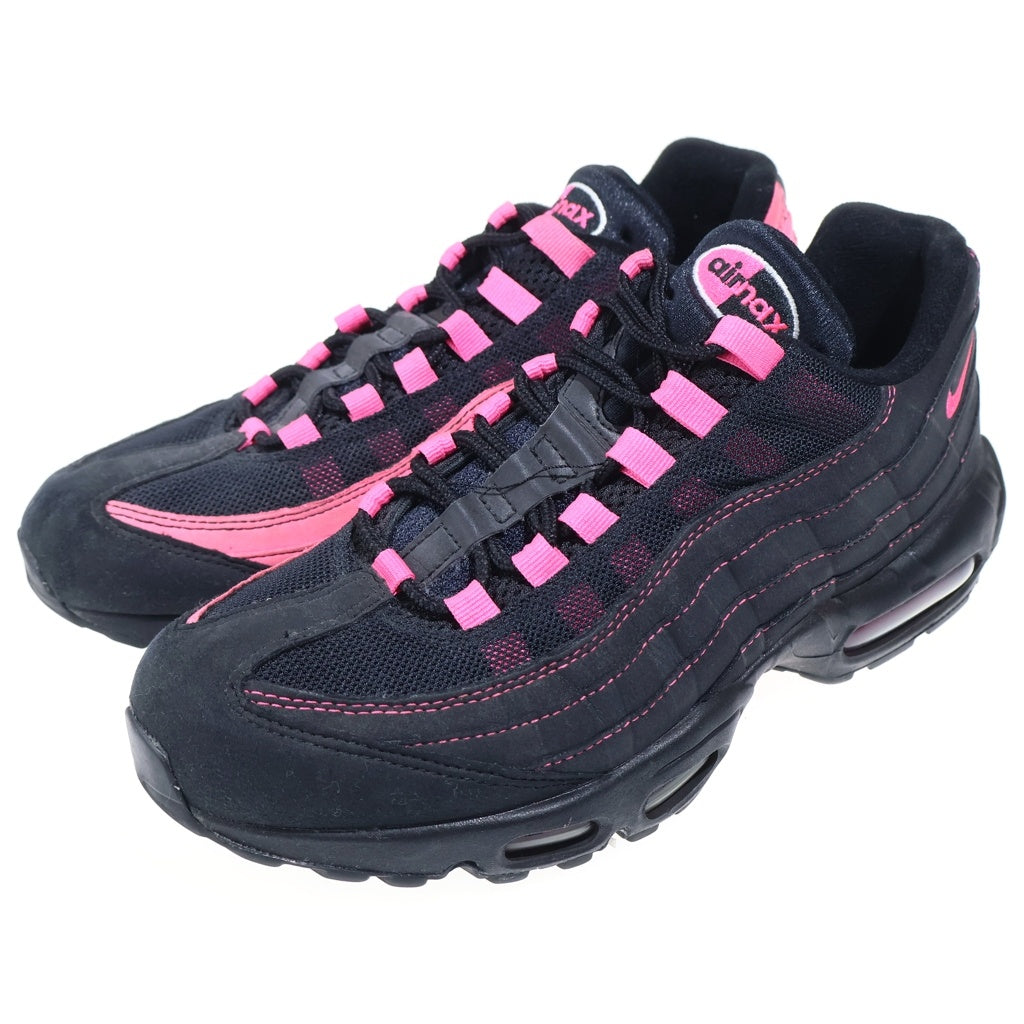 NIKE(ナイキ) Air Max 95 エアマックス95 ミッドカットスニーカー ブラック/ピンク US10/28CM CU1930-066