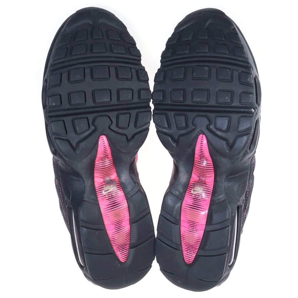 NIKE(ナイキ) Air Max 95 エアマックス95 ミッドカットスニーカー ブラック/ピンク US10/28CM CU1930-066