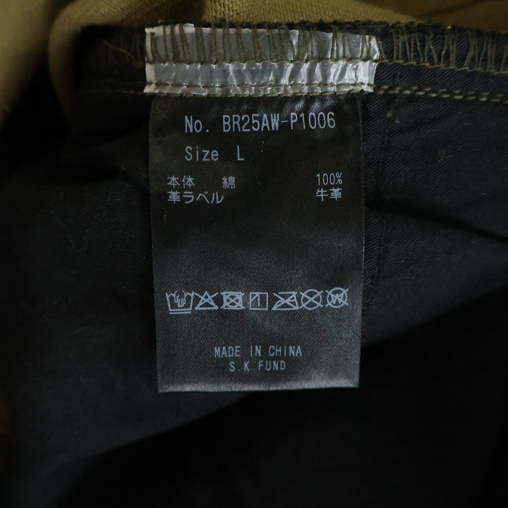 BREATH(ブレス) 25AWCOATING BIKER CAMO PANTデニムパンツ カーキ