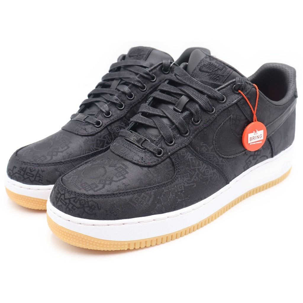 NIKE(ナイキ) ×fragment design × CLOT Air Force 1 Low CZ3986 001 フラグメントデザイン クロット エアフォース1 ローカットスニーカー ブラック US10.5/28.5cm