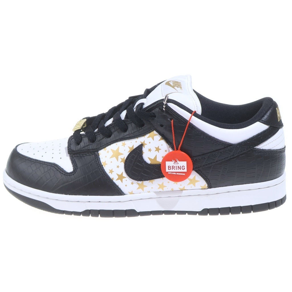 NIKE(ナイキ) ×SUPREME DUNK LOW OG QS DH3228-102 シュプリーム ダンクロー ローカットスニーカー ホワイト/ブラック/ゴールド US11/29cm