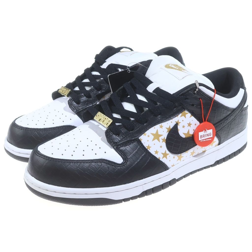 NIKE(ナイキ) ×SUPREME DUNK LOW OG QS DH3228-102 シュプリーム ダンクロー ローカットスニーカー ホワイト/ブラック/ゴールド US11/29cm