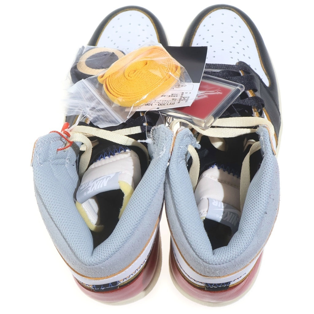 NIKE(ナイキ) ×UNION AIR JORDAN 1 RETRO HI NRG BV1300-106 ユニオン エアジョーダン1 ハイカットスニーカー レッド US11/29cm