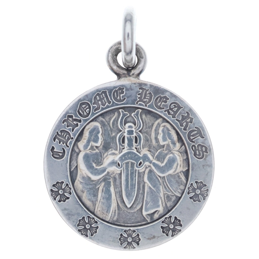 CHROME HEARTS(クロムハーツ) CHRM ANGL MDL V2 エンジェルメダルチャーム ペンダントトップ シルバーBCA229