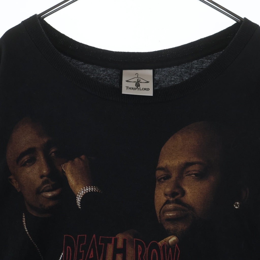 VINTAGE(ヴィンテージ) 00SS DEATH ROW RECOEDS 2PAC SUGE KNIGHT SNOOP DOGG DR.DRE PORTRAIT TEE デス ロー レコード 2パック シュグナイト スヌープドック ドクタードレ 半袖Tシャツ