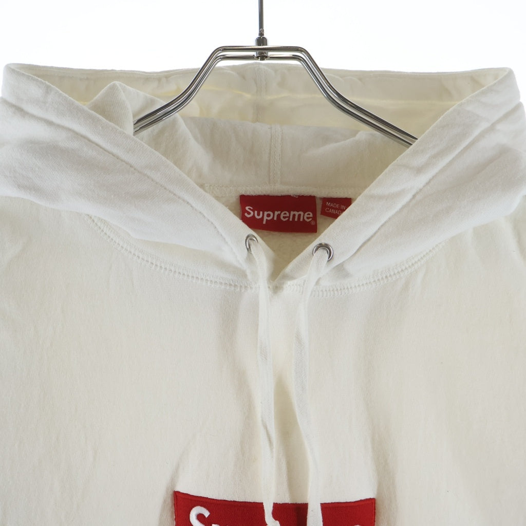 SUPREME(シュプリーム) 21AW Box Logo Hooded Sweatshirt ボックスロゴ プルオーバースウェットパーカー フーディー ホワイト