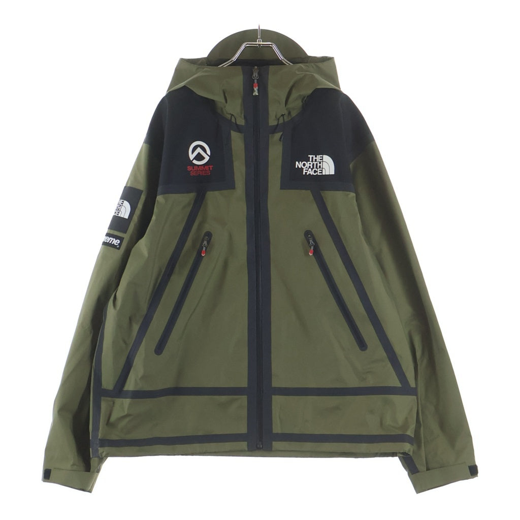 SUPREME(シュプリーム) × THE NORTH FACEノースフェイス SUMMIT SERIES OUTER TAPE SEAM MOUNTAIN JACKET ナイロンジップアップジャケット グリーン NP121011