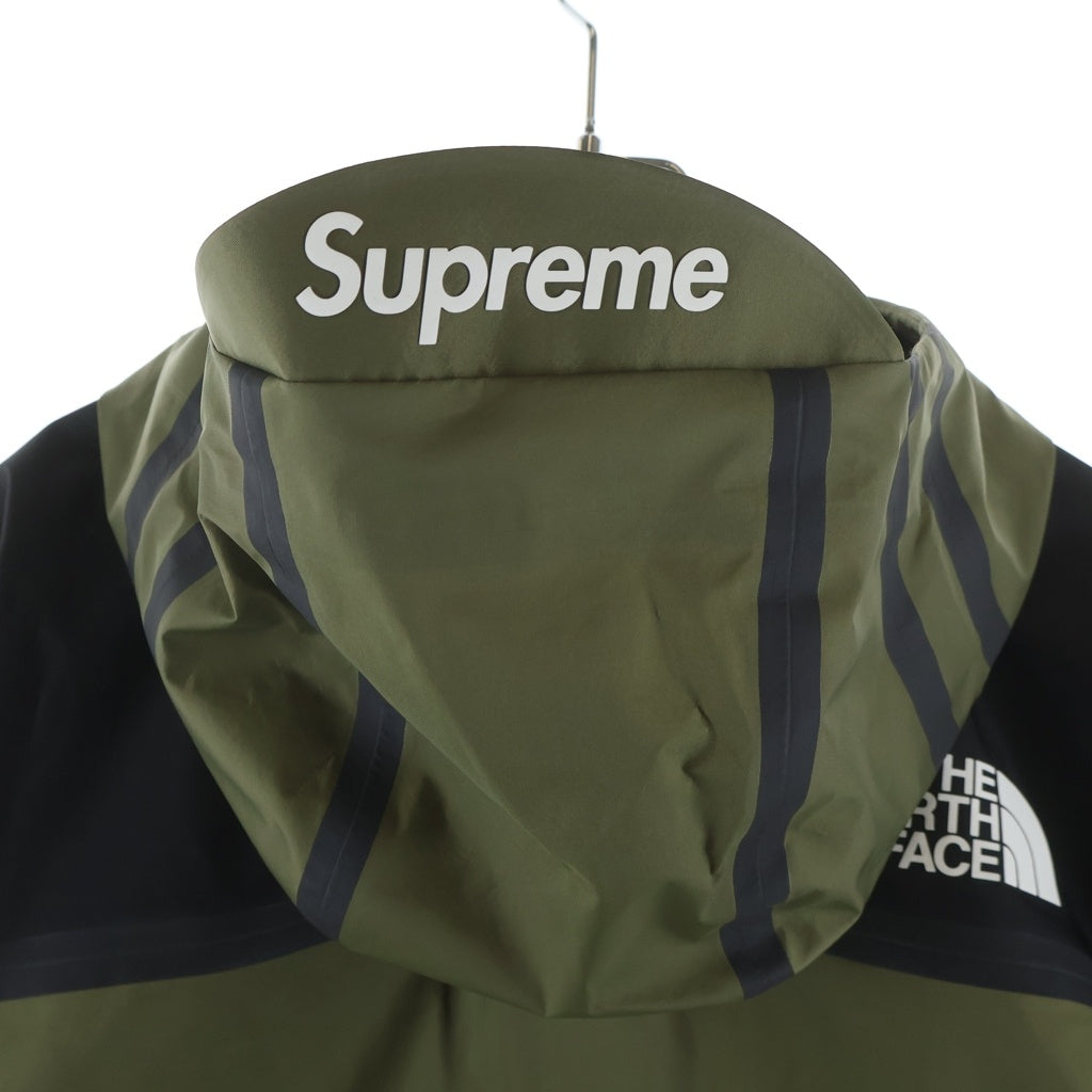 SUPREME(シュプリーム) × THE NORTH FACEノースフェイス SUMMIT SERIES OUTER TAPE SEAM MOUNTAIN JACKET ナイロンジップアップジャケット グリーン NP121011
