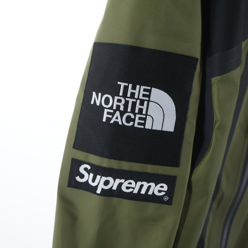 SUPREME(シュプリーム) × THE NORTH FACEノースフェイス SUMMIT SERIES OUTER TAPE SEAM MOUNTAIN JACKET ナイロンジップアップジャケット グリーン NP121011