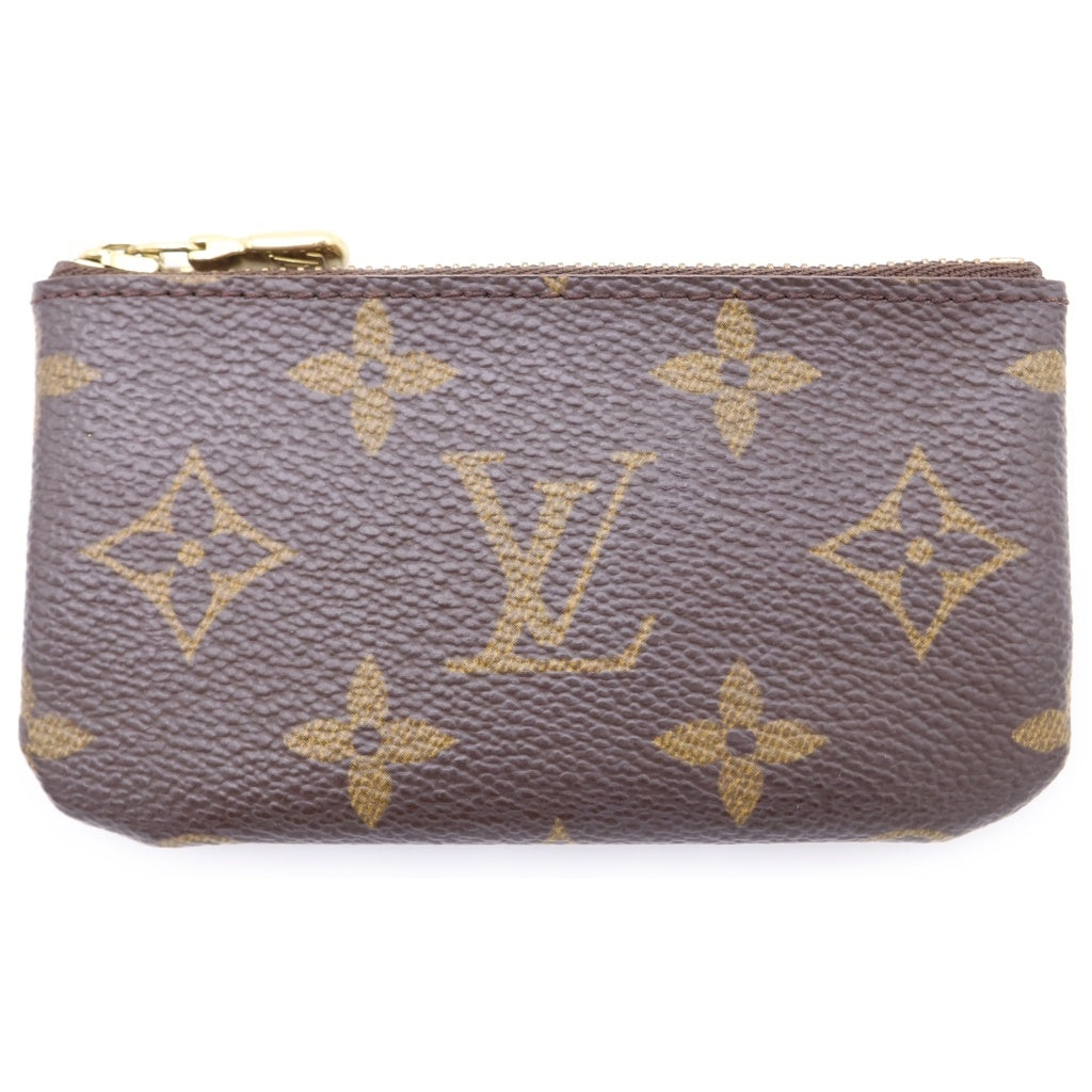 LOUIS VUITTON(ルイヴィトン) モノグラム ポシェットクレ ジップ コインケース ブラウン M62650